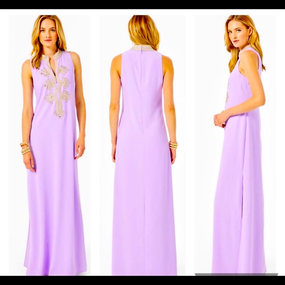 Lilly Pulitzer Jane Maxi Dress in Purple Iris 6
